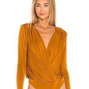 Free people X REVOLVE Turnt Bodysuit in Honey Ginger S